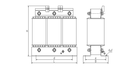 Design A for the power lower than 6,3 kVA